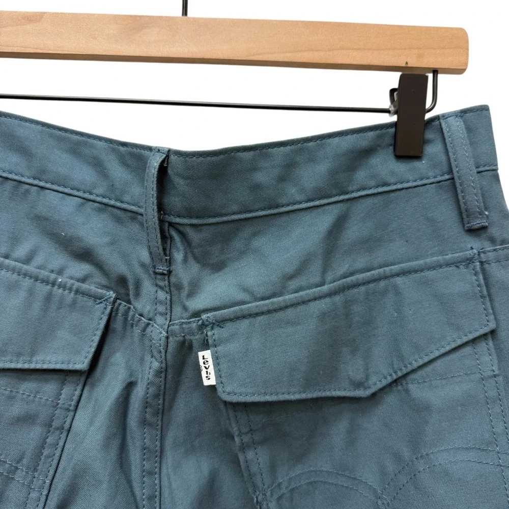Levi's Men's Cargo Shorts Size 31 Utility‎ Outdoor Casual Blue Green